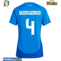 Italien Alessandro Buongiorno #4 Heimtrikot Frauen EM 2024 Kurzarm